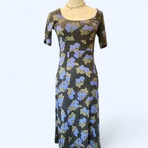 Betsy Johnson vintage rose wiggle dress